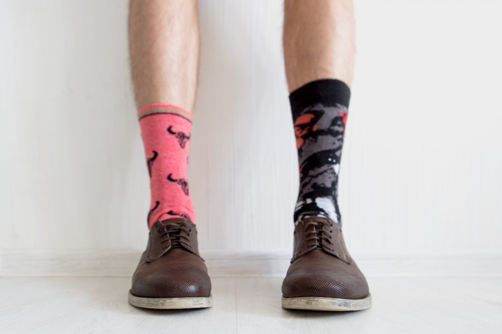 Chaussettes qui s'attachent