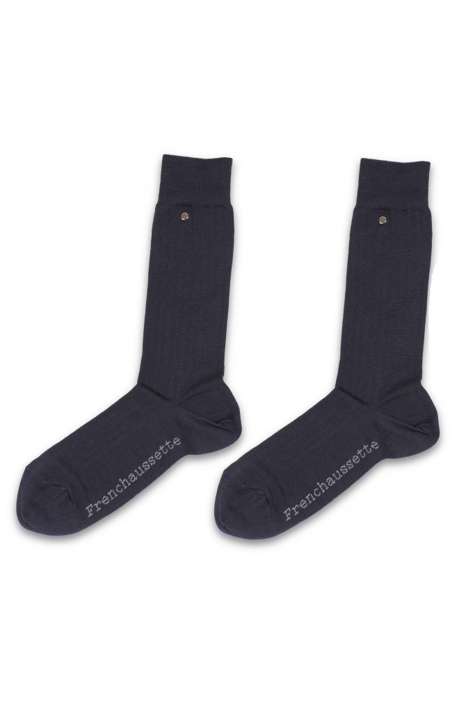 chaussettes avec bouton pression