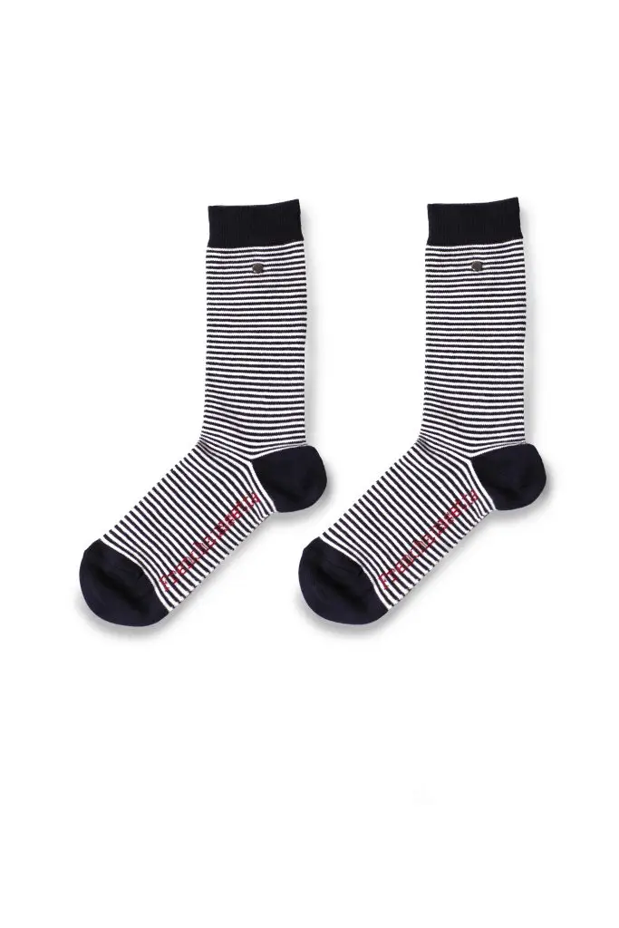 chaussettes avec bouton pression