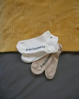 Chaussettes avec bouton pression